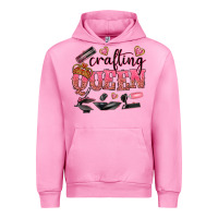Fuchsia Pink crafting queen Urban Hoodie - NancyCooperArtShop