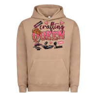 Pigment Burro crafting queen Urban Hoodie - NancyCooperArtShop