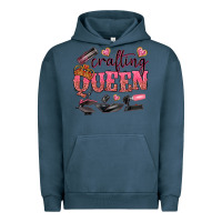 Pigment Midnight Navy crafting queen Urban Hoodie - NancyCooperArtShop