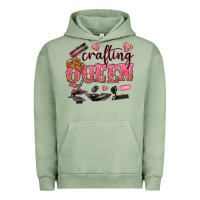 Pigment Oil Green crafting queen Urban Hoodie - NancyCooperArtShop