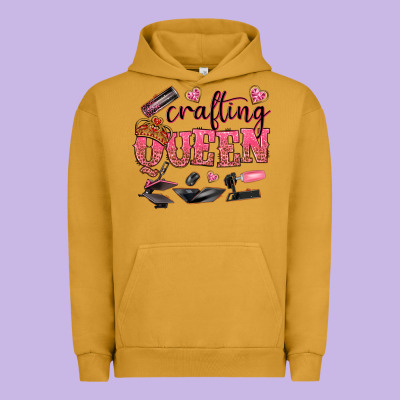 Crafting Queen Urban Hoodie Designed By Nancycooperartshop