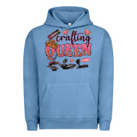 Pigment Pebble Blue crafting queen Urban Hoodie - NancyCooperArtShop