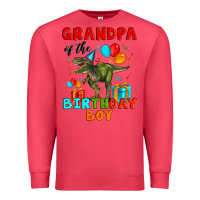 Cardinal grandpa of the birthday boy t rex Premium Sweatshirt - Artiststas