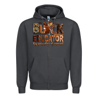 Smoke Black educator by popular demand Zipper Hoodie - Zillion Design Studio