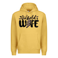 Antique Gold oilfield wife Premium Hoodie - MaliasSmallBusiness