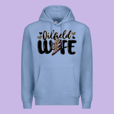 Oilfield Wife Premium Hoodie Designed By Maliassmallbusiness