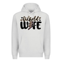 Dove Grey oilfield wife Premium Hoodie - MaliasSmallBusiness