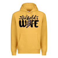 Mustard oilfield wife Premium Hoodie - MaliasSmallBusiness