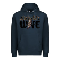 Navy oilfield wife Premium Hoodie - MaliasSmallBusiness