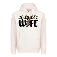 Pale Pink oilfield wife Premium Hoodie - MaliasSmallBusiness