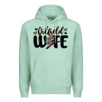 Seafoam oilfield wife Premium Hoodie - MaliasSmallBusiness