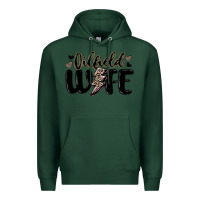 Sports Green oilfield wife Premium Hoodie - MaliasSmallBusiness