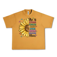Peanut Butter she is strong fearless warm loving mom Urban Heavy Tee - MaliasSmallBusiness