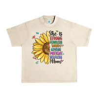 Sandshell she is strong fearless warm loving mom Urban Heavy Tee - MaliasSmallBusiness