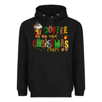 Black coffee and christmas cheer Heavyweight Hoodie - AdoDesignShop