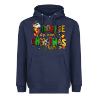 Navy coffee and christmas cheer Heavyweight Hoodie - AdoDesignShop