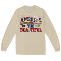 Mushroom America the beautiful Long Sleeve Tee - texasbilliewilder