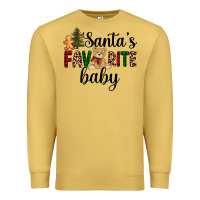 Antique Gold santa's favorite baby Premium Sweatshirt - AdoDesignShop