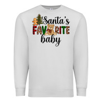 Dove Grey santa's favorite baby Premium Sweatshirt - AdoDesignShop