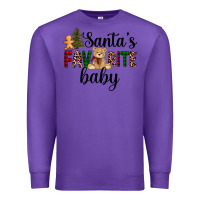 Purple santa's favorite baby Premium Sweatshirt - AdoDesignShop