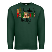 Sports Green santa's favorite baby Premium Sweatshirt - AdoDesignShop