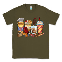 Army Green bakery coffee cups Classic Tee - Zillion Design Studio