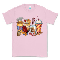 Bubblegum Pink bakery coffee cups Classic Tee - Zillion Design Studio