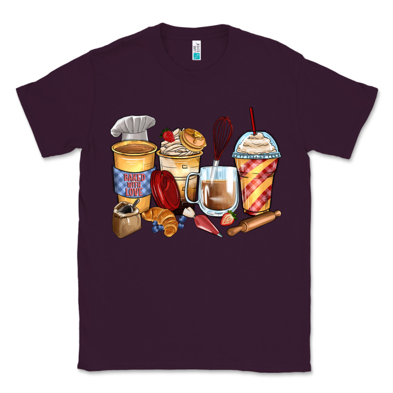 Bakery Coffee Cups Classic Tee by Zillion Design Studio | Teevron