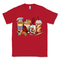 Red bakery coffee cups Classic Tee - Zillion Design Studio