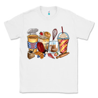 White bakery coffee cups Classic Tee - Zillion Design Studio