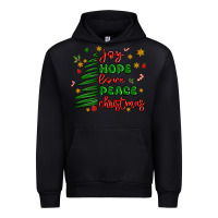 Black joy hope love peace christmas Urban Hoodie - MaliasSmallBusiness