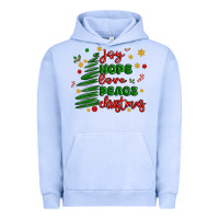 Pigment Grape Ice joy hope love peace christmas Urban Hoodie - MaliasSmallBusiness