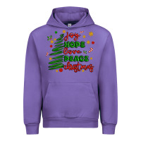 Tulip joy hope love peace christmas Urban Hoodie - MaliasSmallBusiness