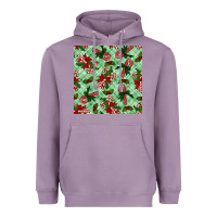 Lavender christmas candy cane seamless pattern Heavyweight Hoodie - BundleAndBundleShop