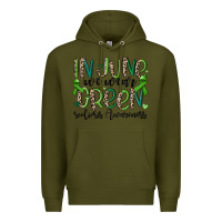 Army Green in june we wear green scoliosis awareness Premium Hoodie - MaliasSmallBusiness