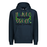 Navy in june we wear green scoliosis awareness Premium Hoodie - MaliasSmallBusiness