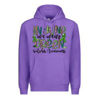 Purple in june we wear green scoliosis awareness Premium Hoodie - MaliasSmallBusiness