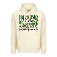 Sandshell in june we wear green scoliosis awareness Premium Hoodie - MaliasSmallBusiness