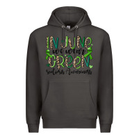 Smoke in june we wear green scoliosis awareness Premium Hoodie - MaliasSmallBusiness
