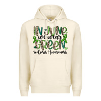 Tofu in june we wear green scoliosis awareness Premium Hoodie - MaliasSmallBusiness