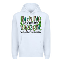White in june we wear green scoliosis awareness Premium Hoodie - MaliasSmallBusiness