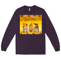 Plum bumble bee gnomes Long Sleeve Tee - Zillion Design Studio