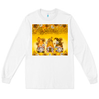 White bumble bee gnomes Long Sleeve Tee - Zillion Design Studio