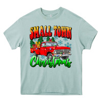 Arona Small town Christmas Heavy Core Tee - CowhideDigitalArt