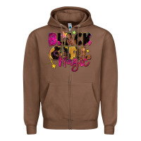 Chestnut Black girl magic Zipper Hoodie - Zillion Design Studio