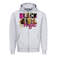 Black Girl Magic Zipper Hoodie | Teevron
