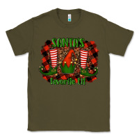 Army Green santa's favorite elf Classic Tee - RanaPortraitStore