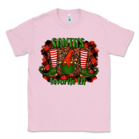 Bubblegum Pink santa's favorite elf Classic Tee - RanaPortraitStore