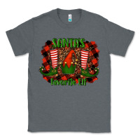 Charcoal Heather santa's favorite elf Classic Tee - RanaPortraitStore