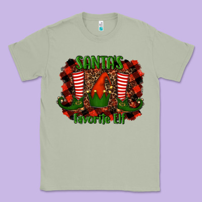 Santa's Favorite Elf Classic Tee Designed By Ranaportraitstore